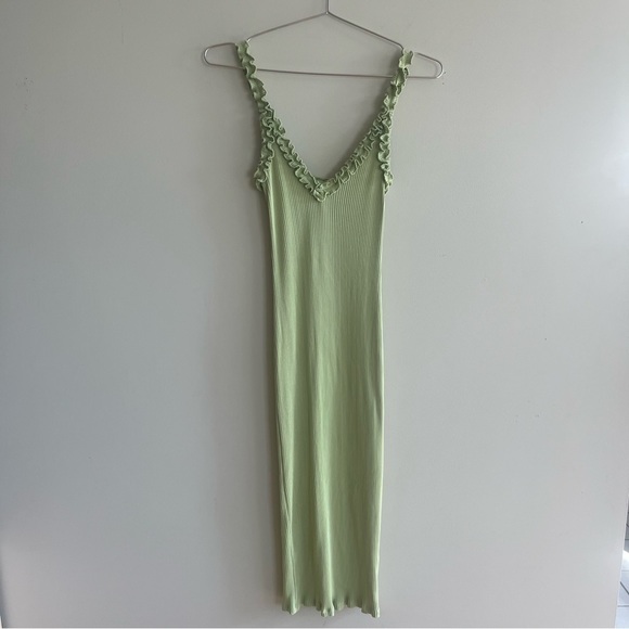 Aritzia Wilfred Free Halo Dress in Pistachio Pudding - Picture 7 of 15